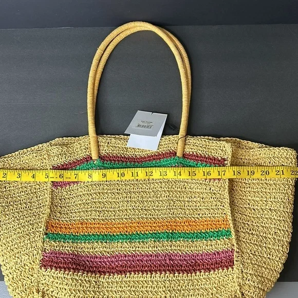 Suncoo Paris Aless Crochet Tote Bag NWT - Picture 5 of 10